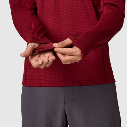Men's Vigor Grid Fleece Pullover Hoodie