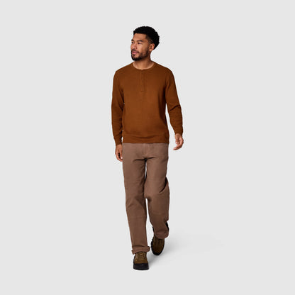 Men's Eclipse Waffle Long Sleeve Henley