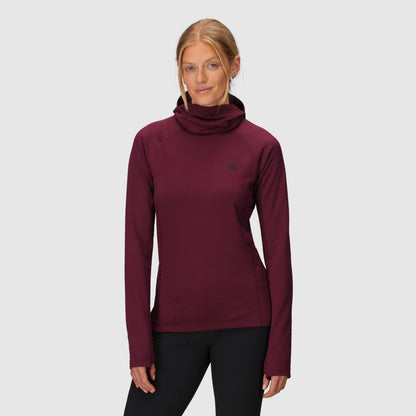 Women's Vigor Grid Fleece Pullover Hoodie