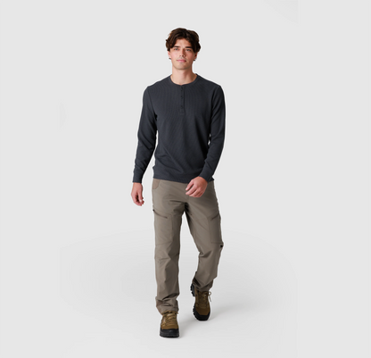 Men's Eclipse Waffle Long Sleeve Henley
