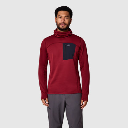 Men's Vigor Grid Fleece Pullover Hoodie