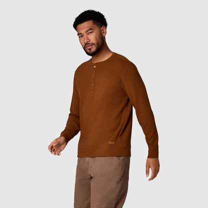 Men's Eclipse Waffle Long Sleeve Henley