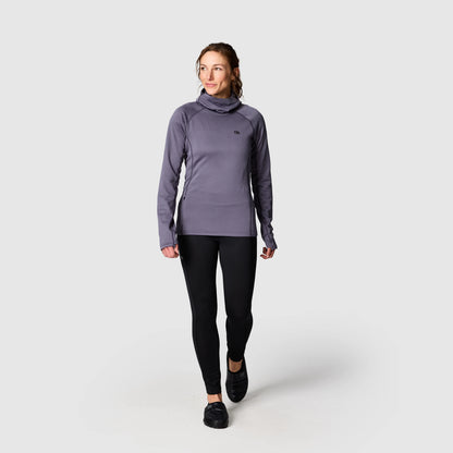 Women's Vigor Grid Fleece Pullover Hoodie