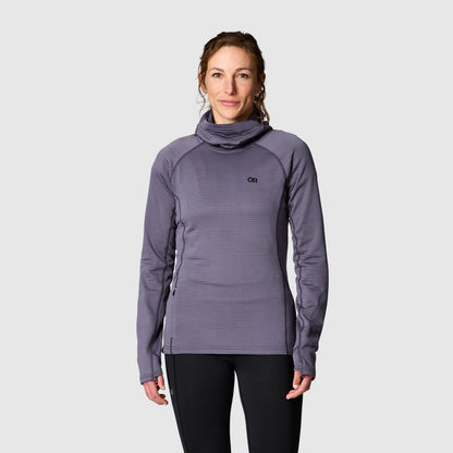 Women's Vigor Grid Fleece Pullover Hoodie