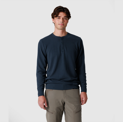 Men's Eclipse Waffle Long Sleeve Henley