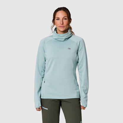 Women's Vigor Grid Fleece Pullover Hoodie