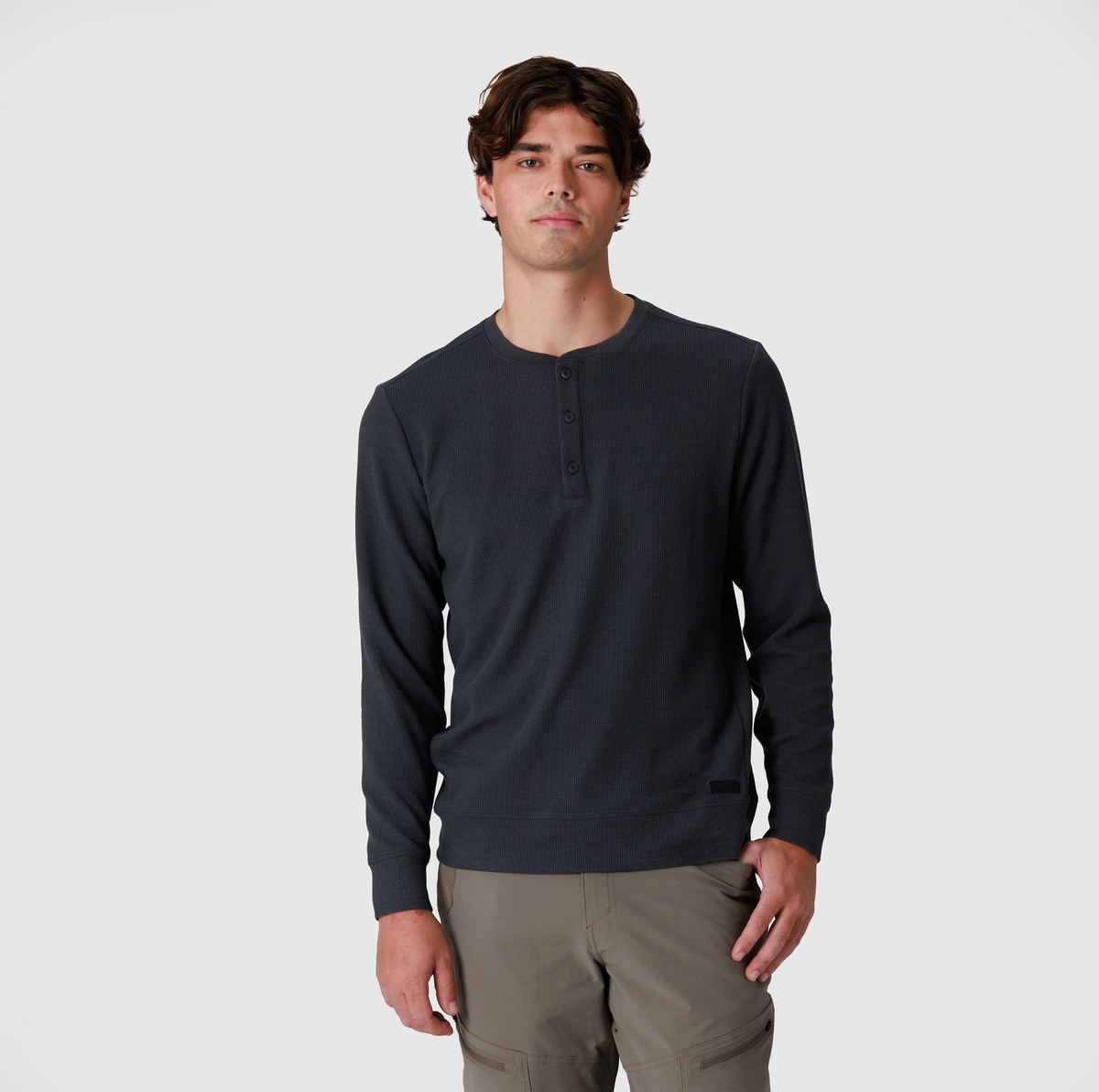 Men's Eclipse Waffle Long Sleeve Henley