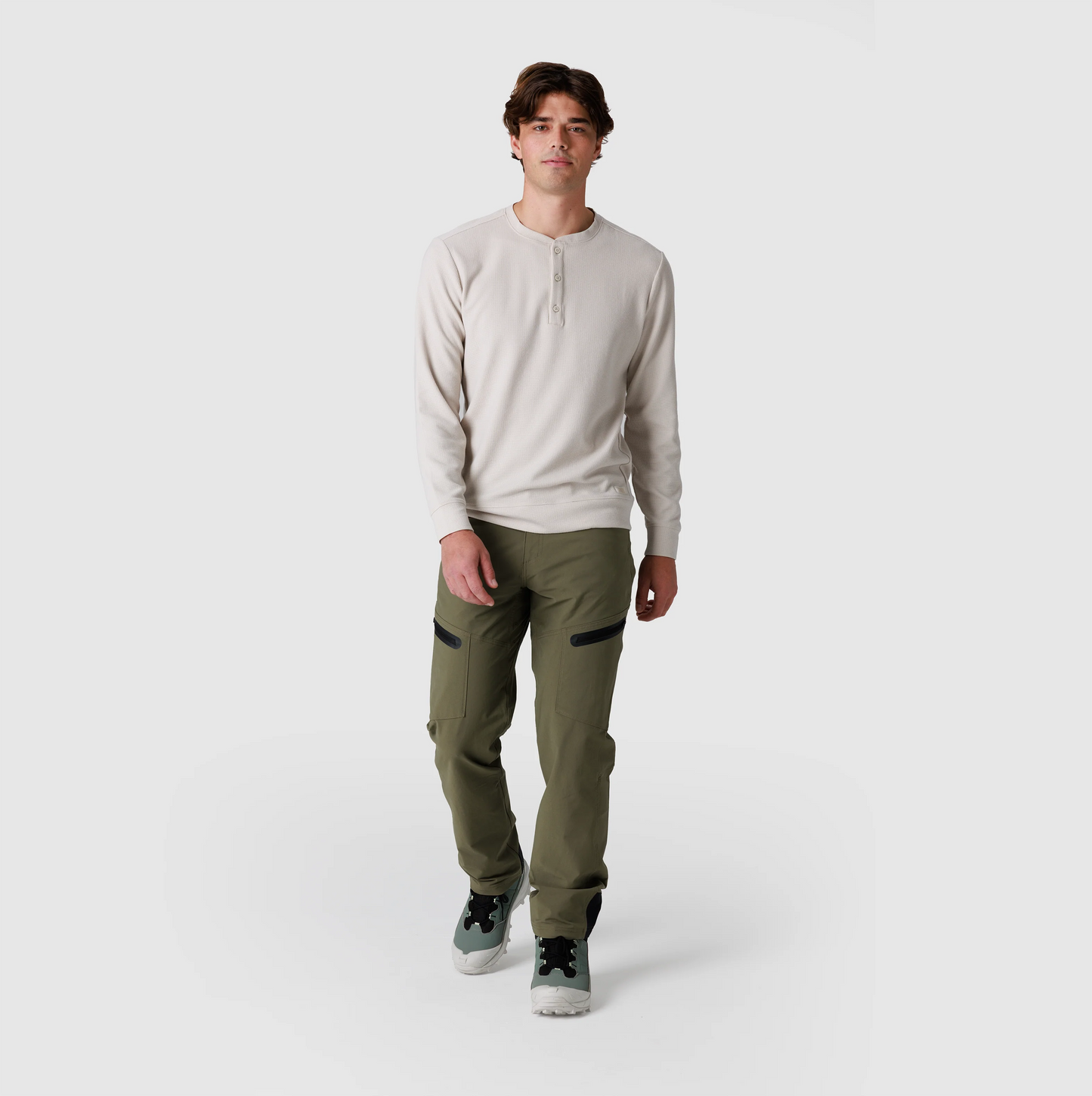 Men's Eclipse Waffle Long Sleeve Henley
