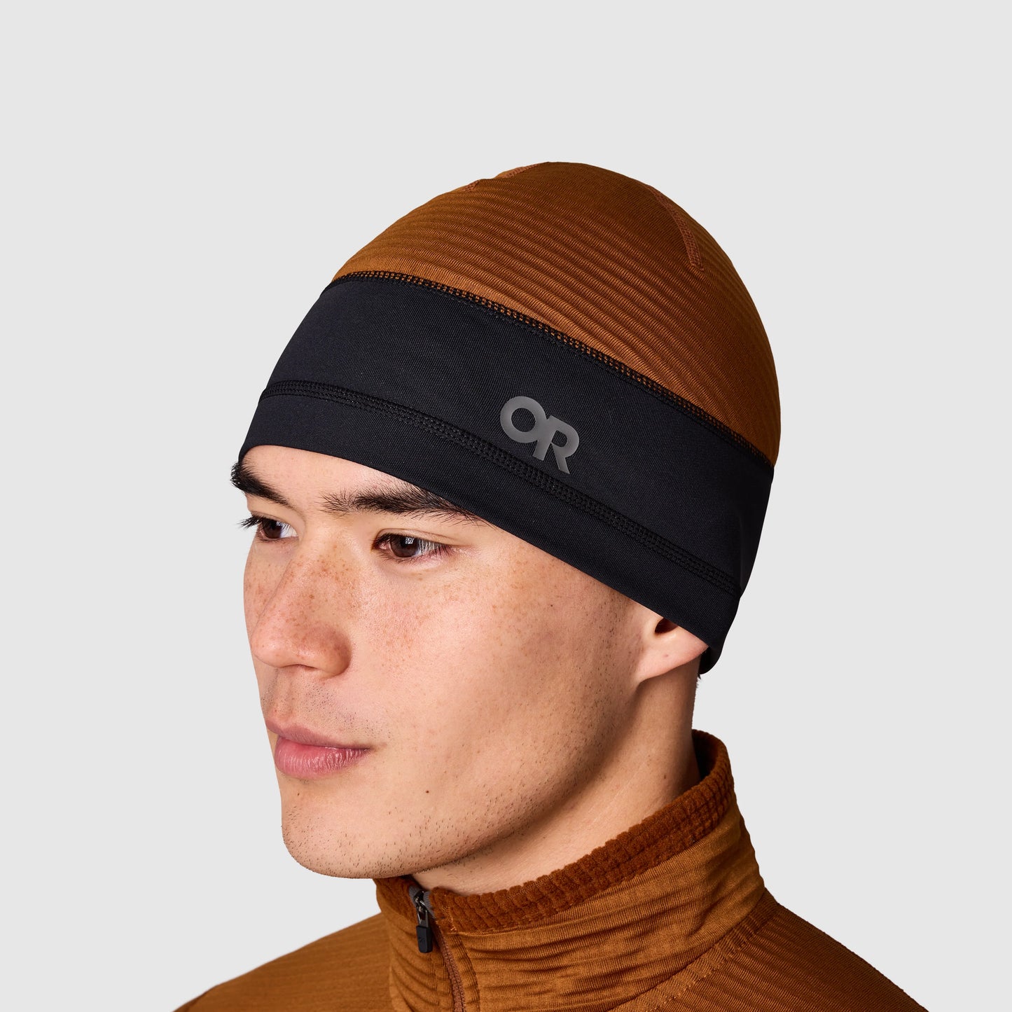 Vigor Grid Fleece Beanie