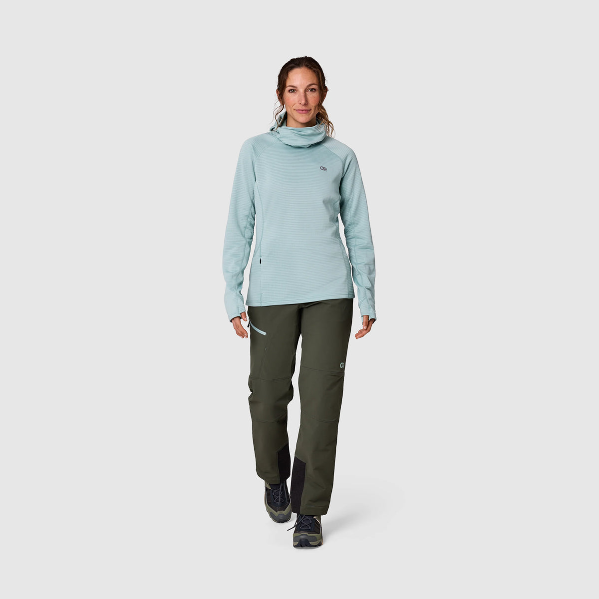 Women's Vigor Grid Fleece Pullover Hoodie