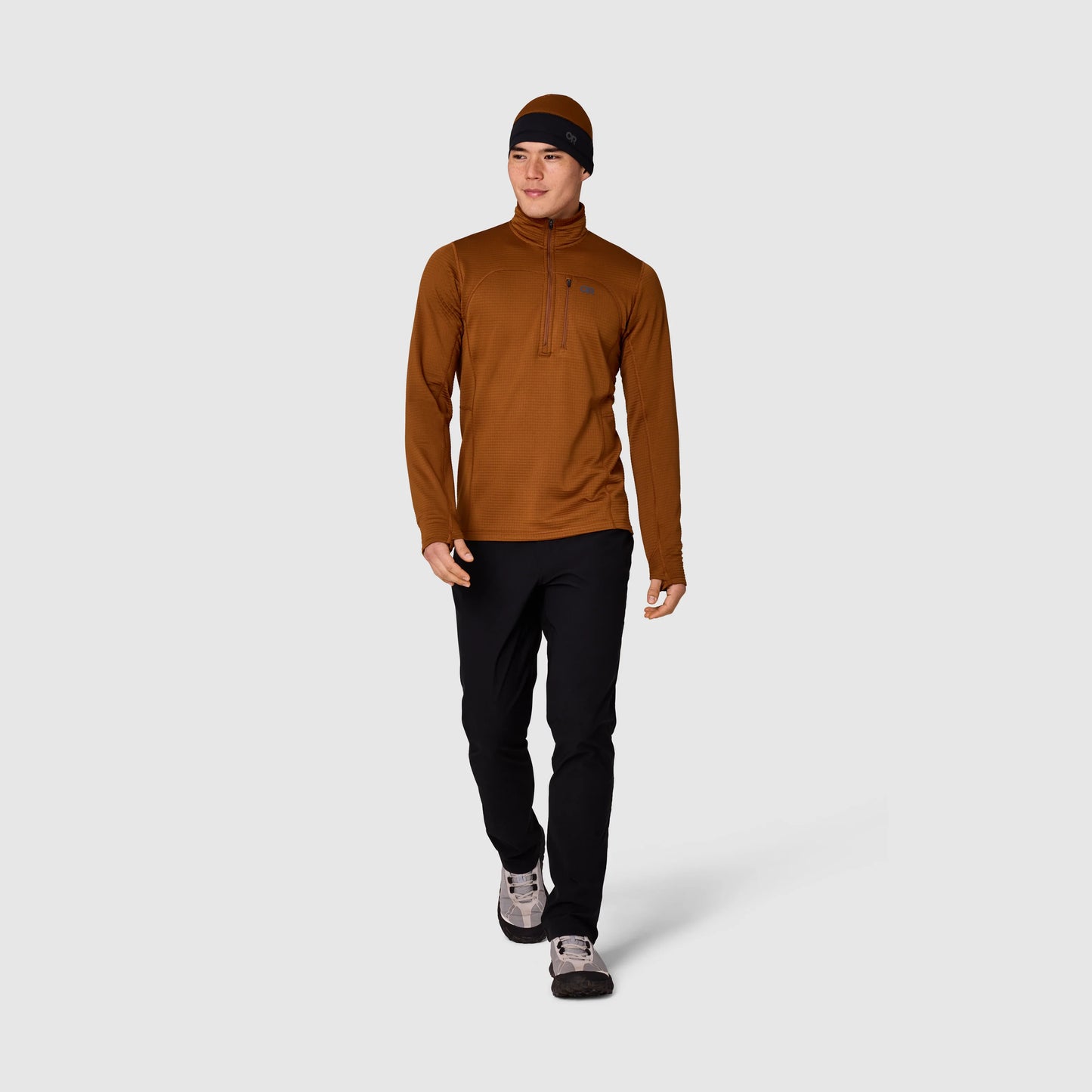 Men's Vigor Grid Fleece Half Zip