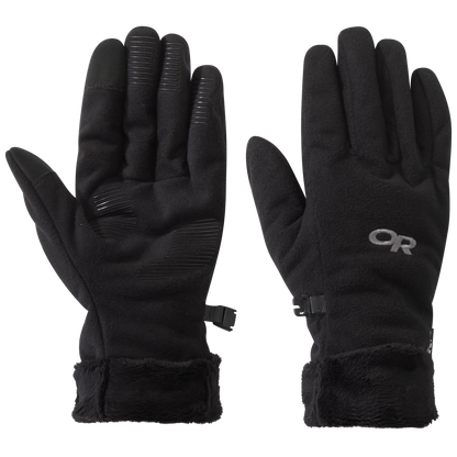 Women's Fuzzy Sensor Glove