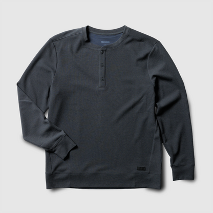 Men's Eclipse Waffle Long Sleeve Henley