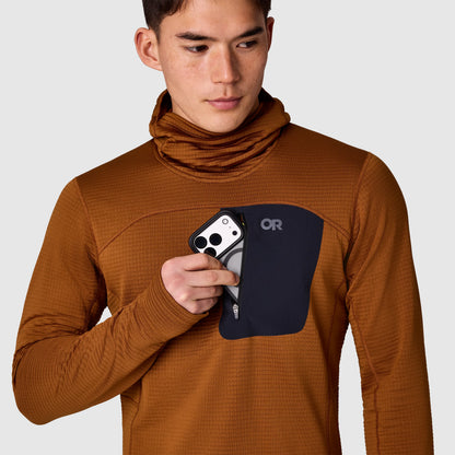 Men's Vigor Grid Fleece Pullover Hoodie