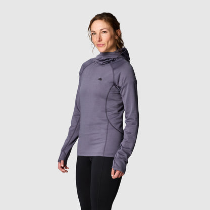 Women's Vigor Grid Fleece Pullover Hoodie