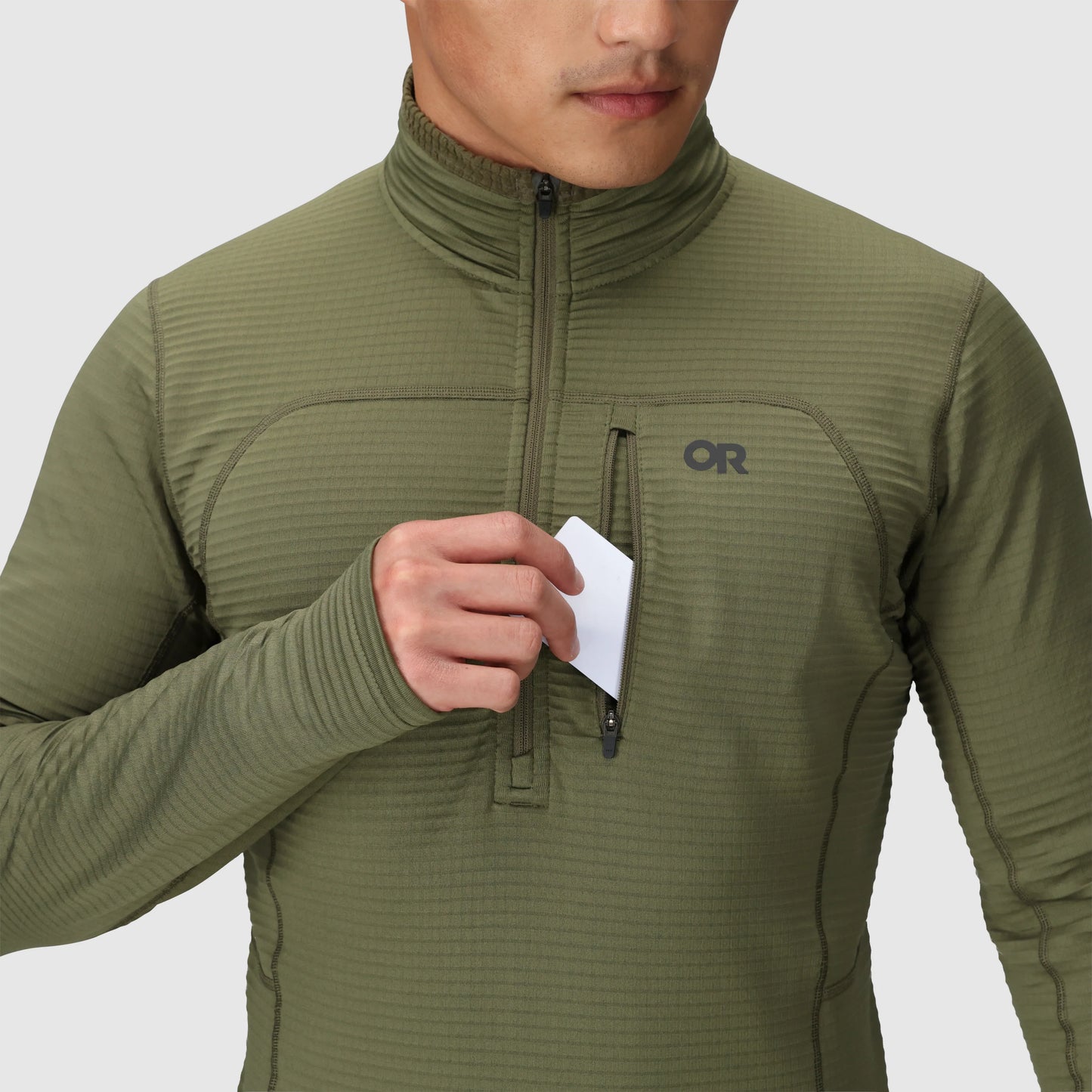 Men's Vigor Grid Fleece Half Zip